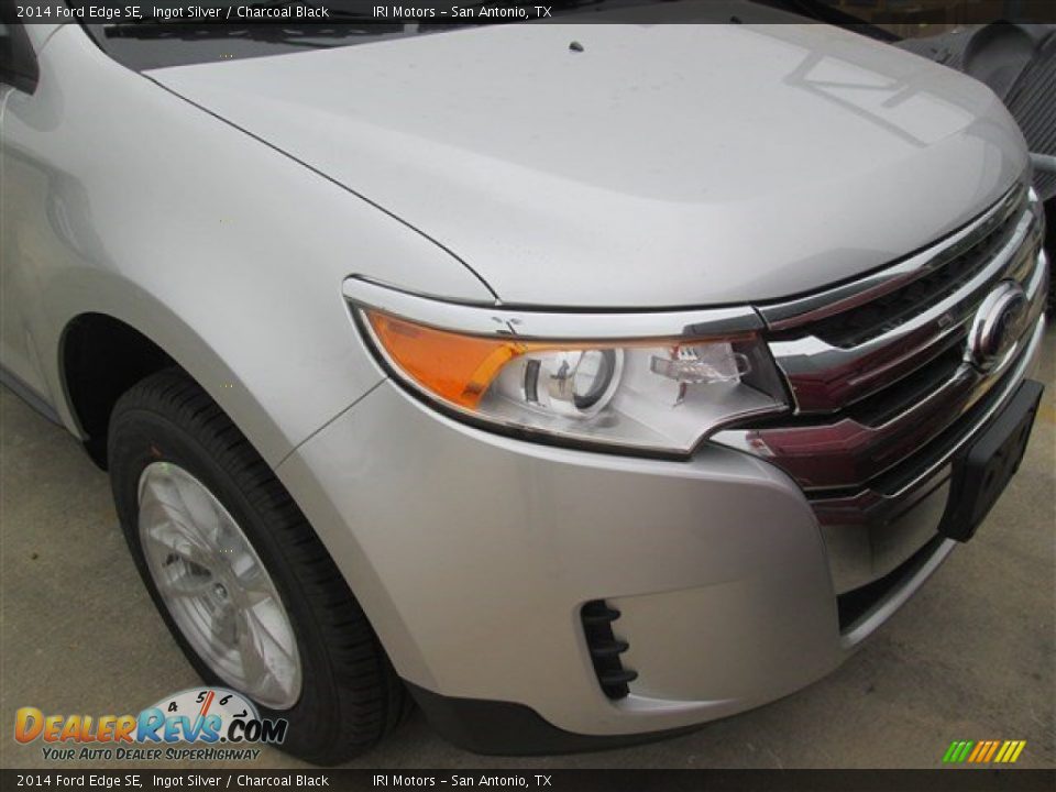 2014 Ford Edge SE Ingot Silver / Charcoal Black Photo #2