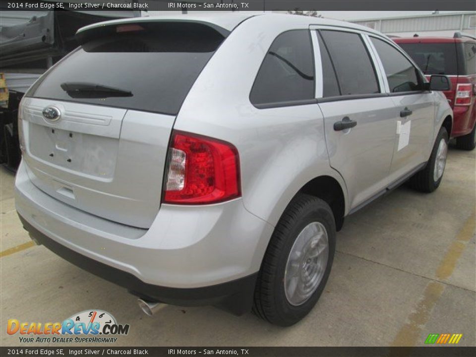 2014 Ford Edge SE Ingot Silver / Charcoal Black Photo #3