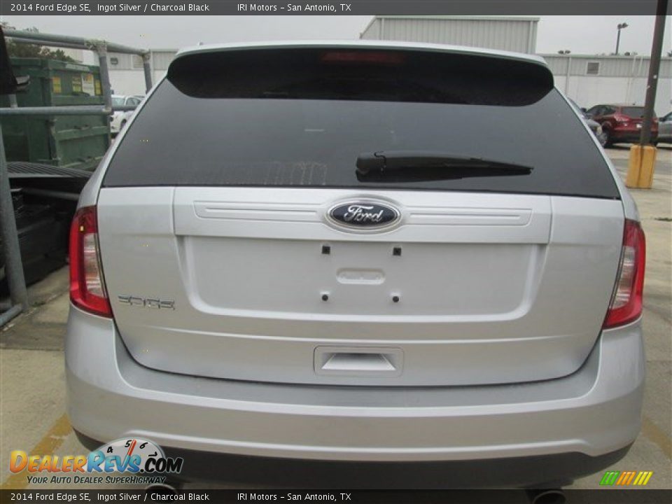 2014 Ford Edge SE Ingot Silver / Charcoal Black Photo #4