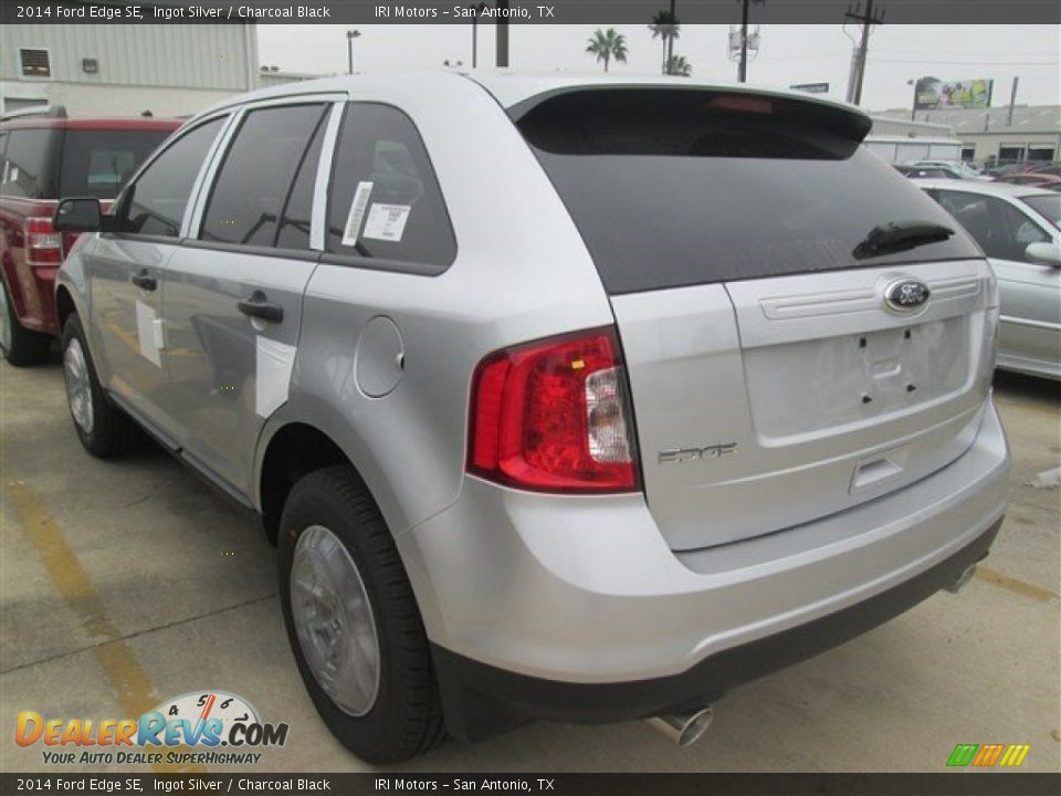 2014 Ford Edge SE Ingot Silver / Charcoal Black Photo #5