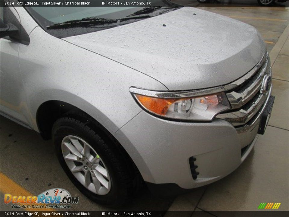 2014 Ford Edge SE Ingot Silver / Charcoal Black Photo #8