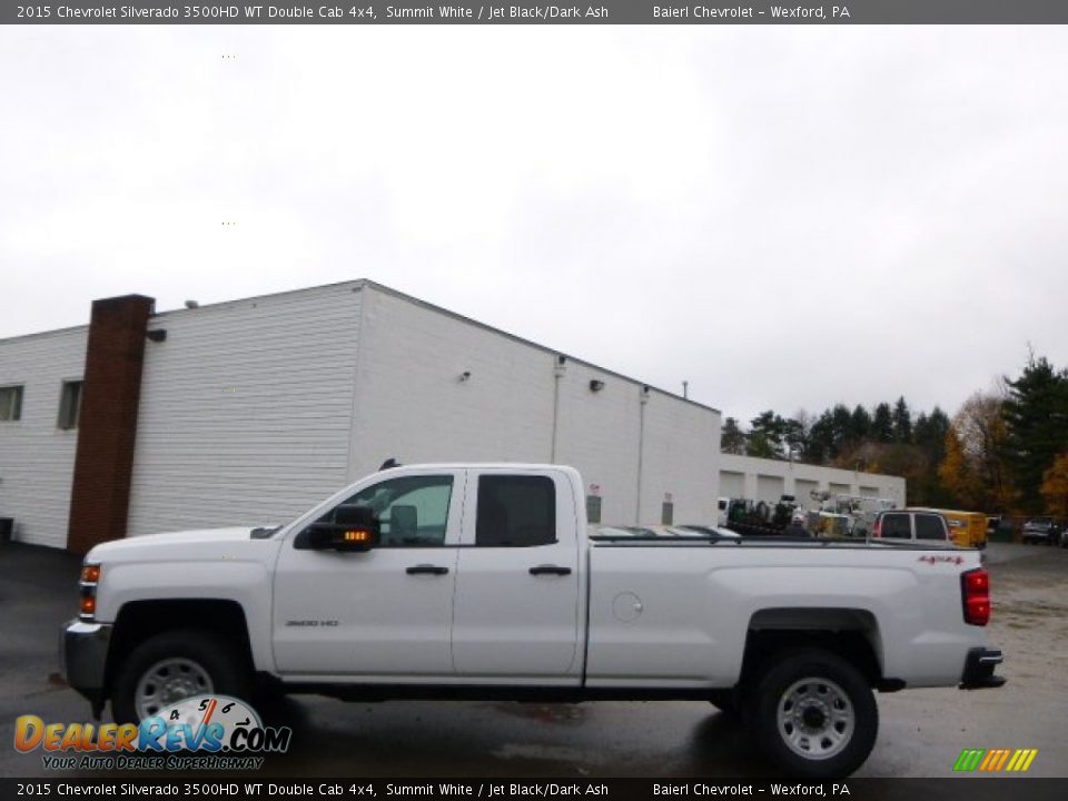 2015 Chevrolet Silverado 3500HD WT Double Cab 4x4 Summit White / Jet Black/Dark Ash Photo #1