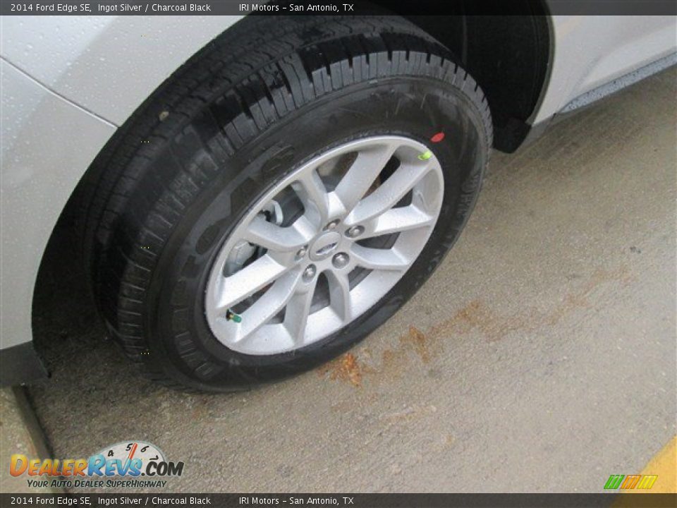 2014 Ford Edge SE Ingot Silver / Charcoal Black Photo #15