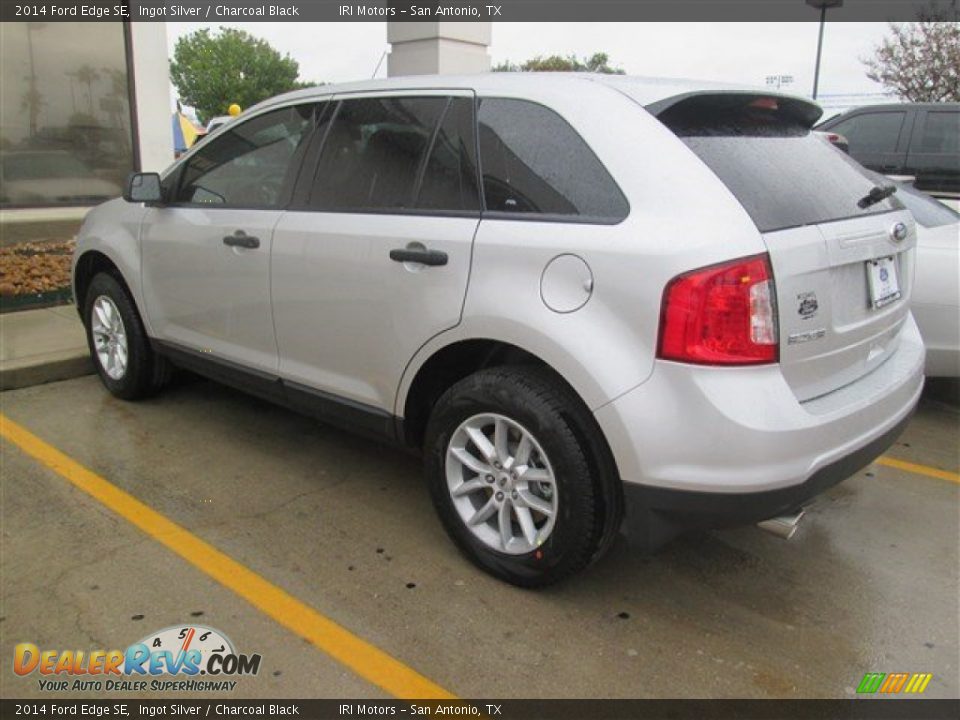 2014 Ford Edge SE Ingot Silver / Charcoal Black Photo #17
