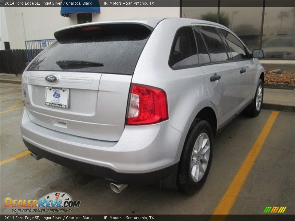 2014 Ford Edge SE Ingot Silver / Charcoal Black Photo #19