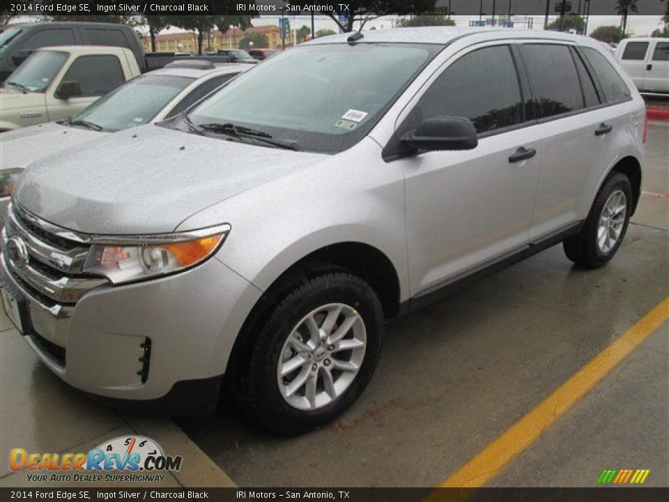 2014 Ford Edge SE Ingot Silver / Charcoal Black Photo #20