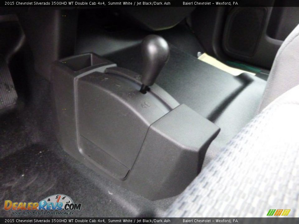 2015 Chevrolet Silverado 3500HD WT Double Cab 4x4 Summit White / Jet Black/Dark Ash Photo #14