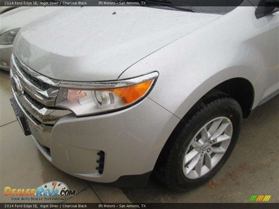 2014 Ford Edge SE Ingot Silver / Charcoal Black Photo #21