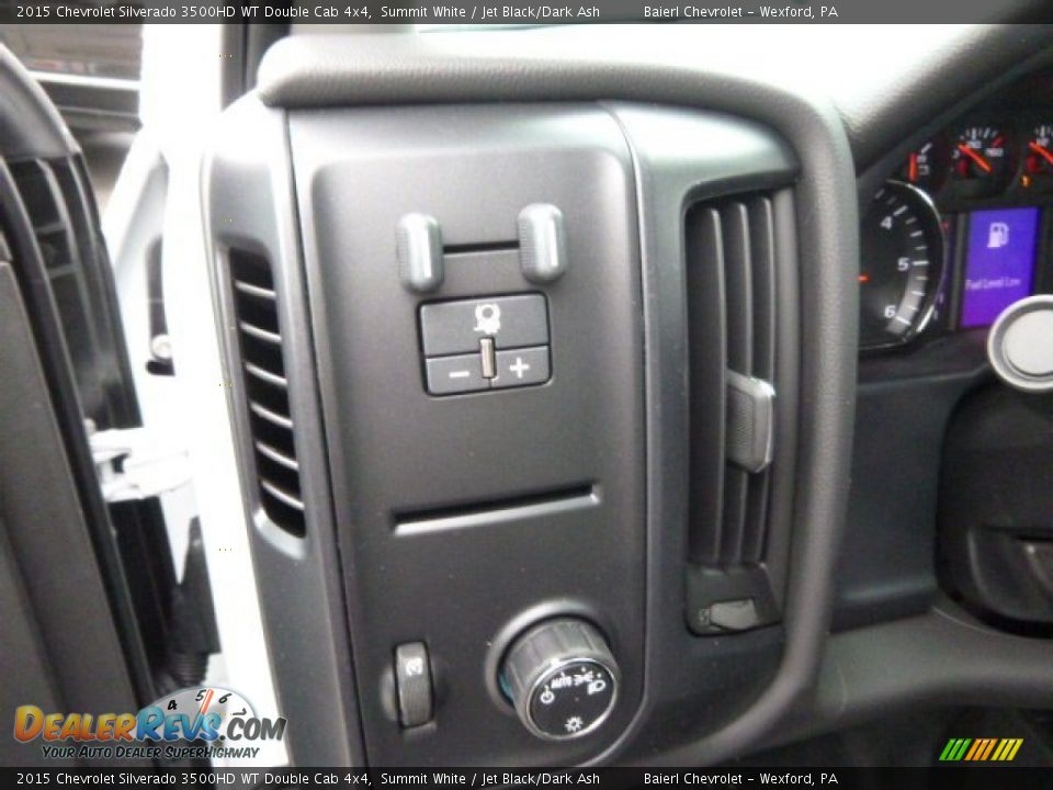 2015 Chevrolet Silverado 3500HD WT Double Cab 4x4 Summit White / Jet Black/Dark Ash Photo #15