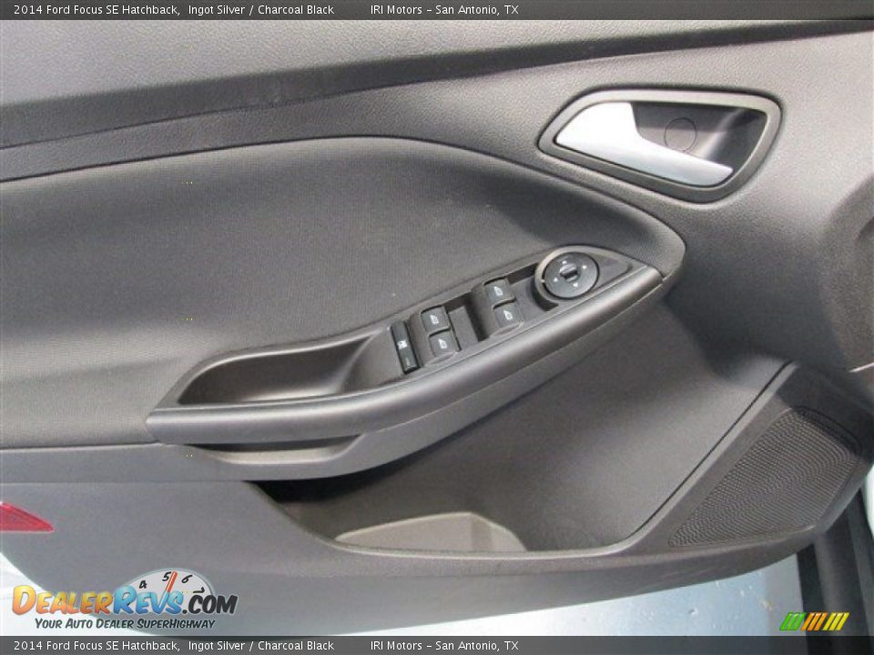 2014 Ford Focus SE Hatchback Ingot Silver / Charcoal Black Photo #13