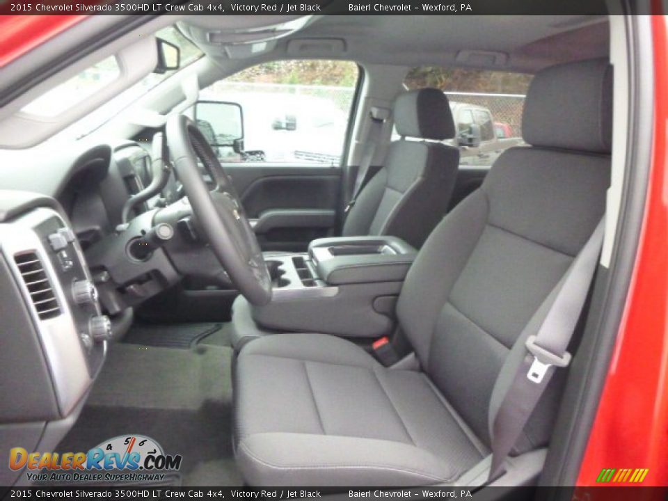 Front Seat of 2015 Chevrolet Silverado 3500HD LT Crew Cab 4x4 Photo #9