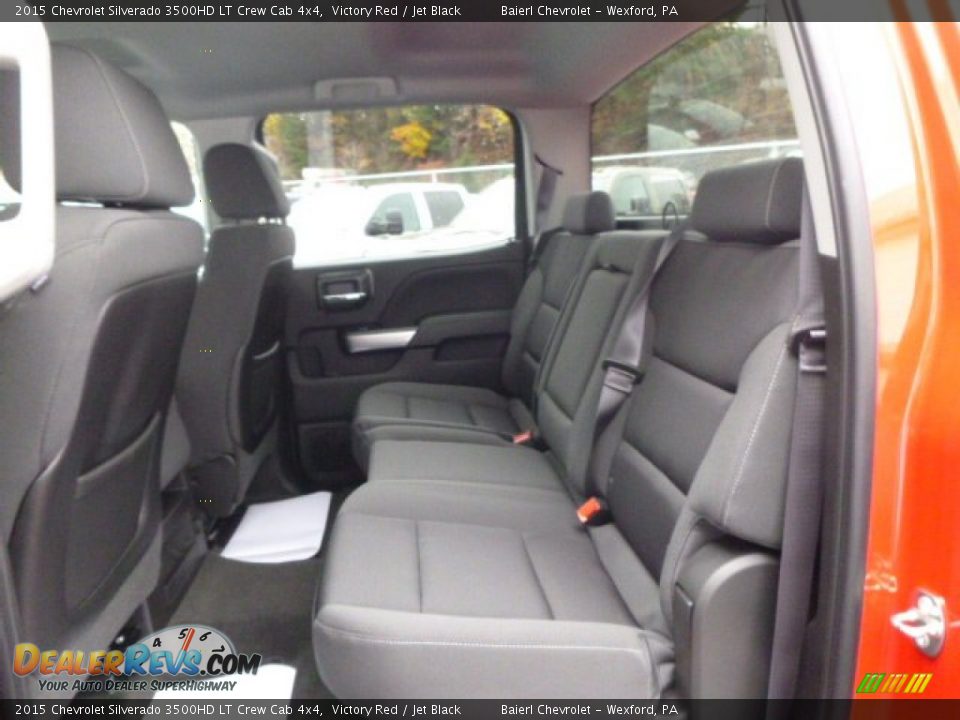 Rear Seat of 2015 Chevrolet Silverado 3500HD LT Crew Cab 4x4 Photo #10