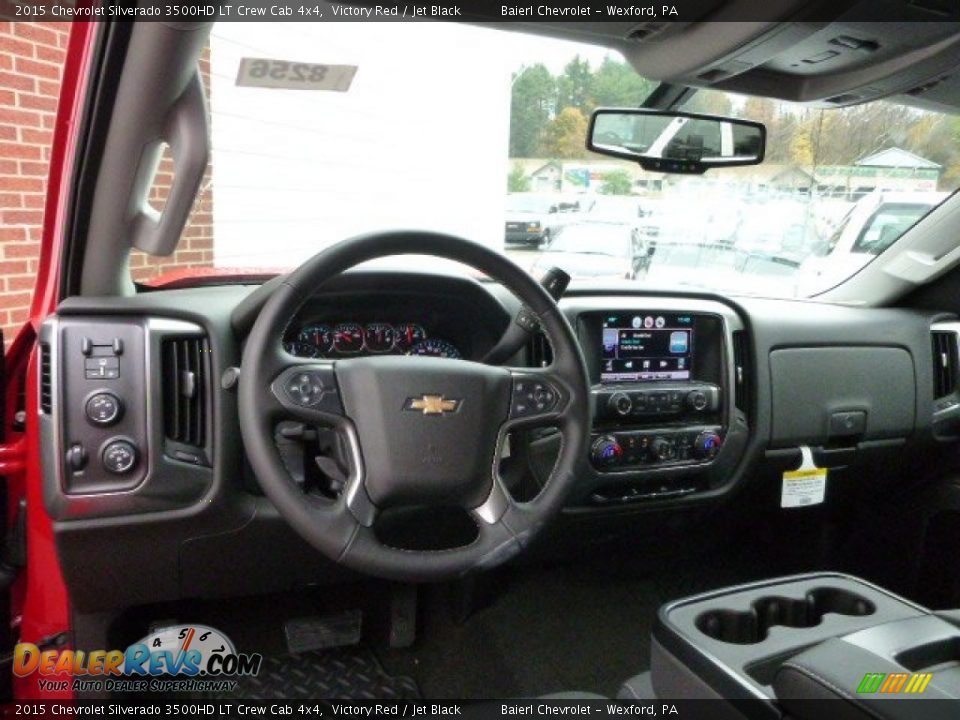Dashboard of 2015 Chevrolet Silverado 3500HD LT Crew Cab 4x4 Photo #11