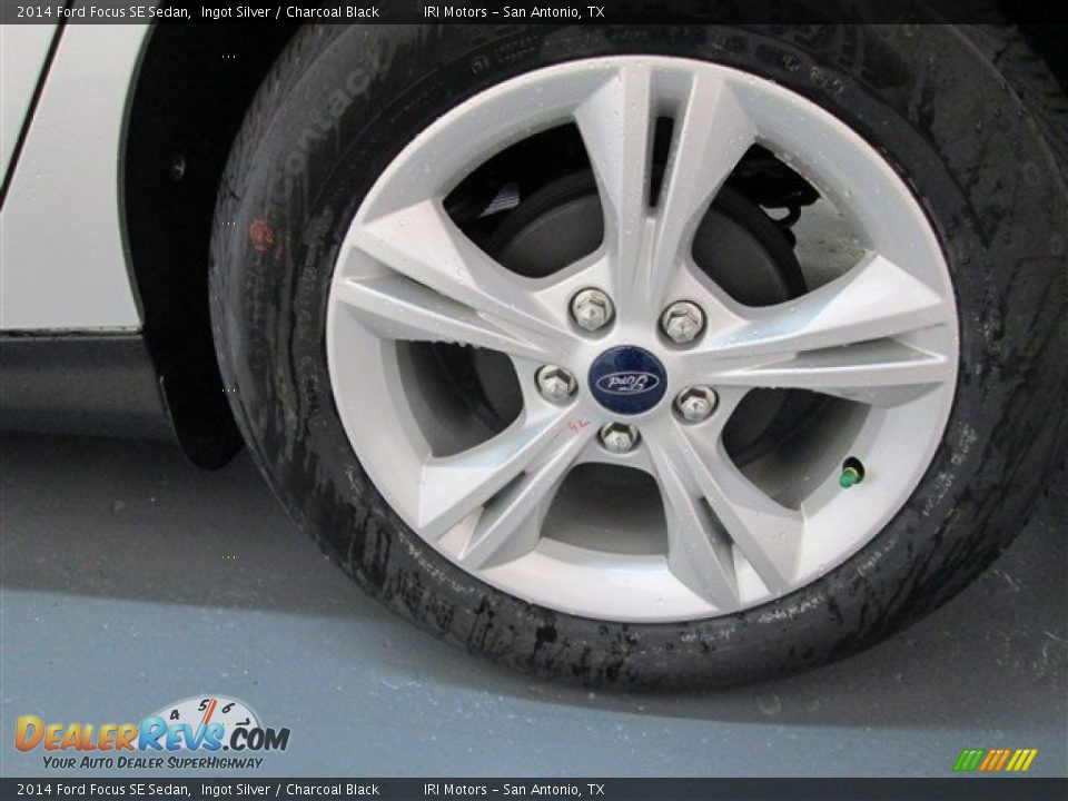2014 Ford Focus SE Sedan Ingot Silver / Charcoal Black Photo #4