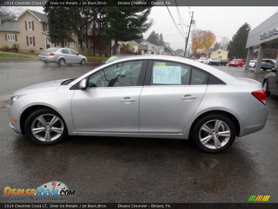 2014 Chevrolet Cruze LT Silver Ice Metallic / Jet Black/Brick Photo #1