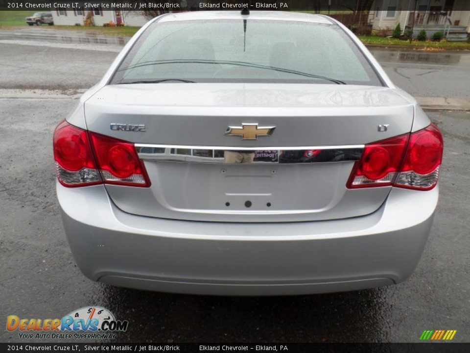 2014 Chevrolet Cruze LT Silver Ice Metallic / Jet Black/Brick Photo #3