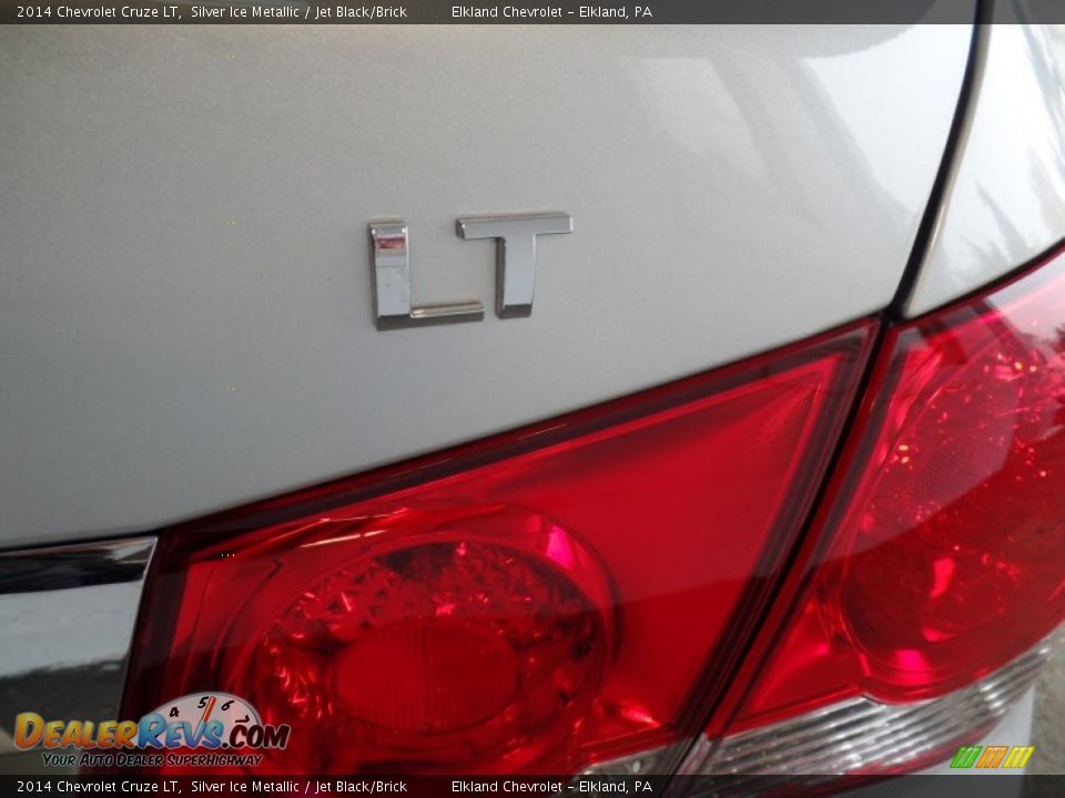 2014 Chevrolet Cruze LT Silver Ice Metallic / Jet Black/Brick Photo #9