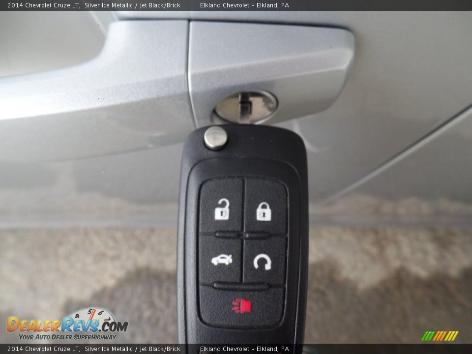 2014 Chevrolet Cruze LT Silver Ice Metallic / Jet Black/Brick Photo #11