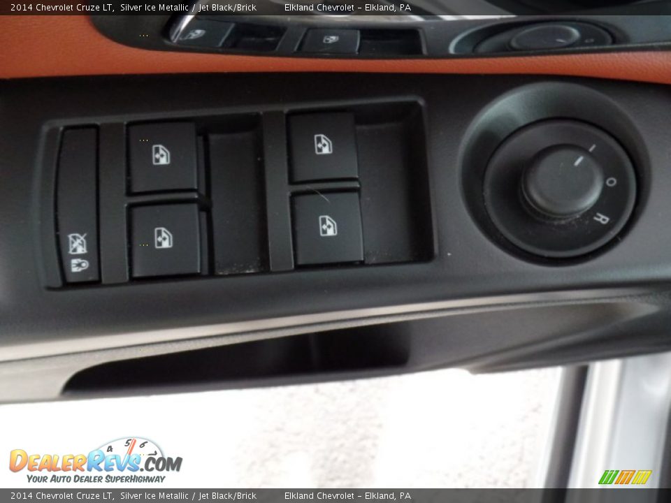 2014 Chevrolet Cruze LT Silver Ice Metallic / Jet Black/Brick Photo #14