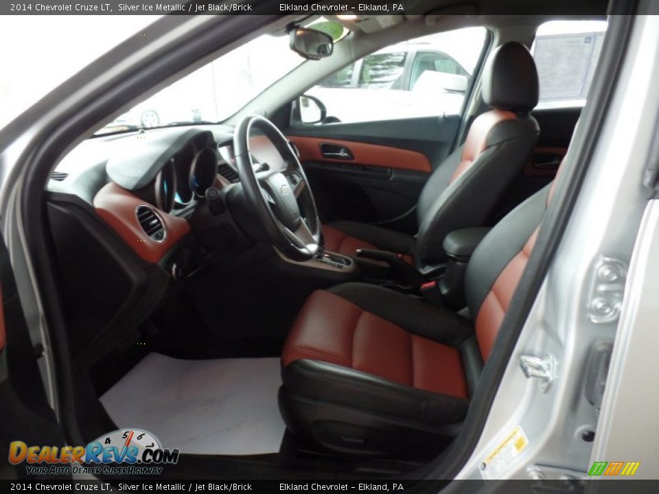 2014 Chevrolet Cruze LT Silver Ice Metallic / Jet Black/Brick Photo #15