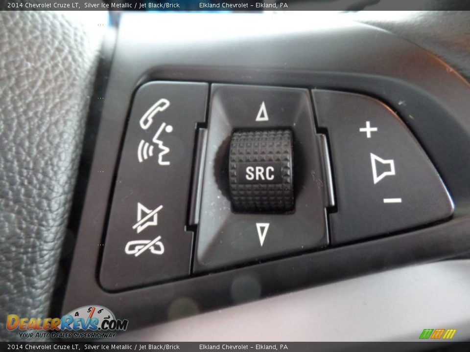 2014 Chevrolet Cruze LT Silver Ice Metallic / Jet Black/Brick Photo #19