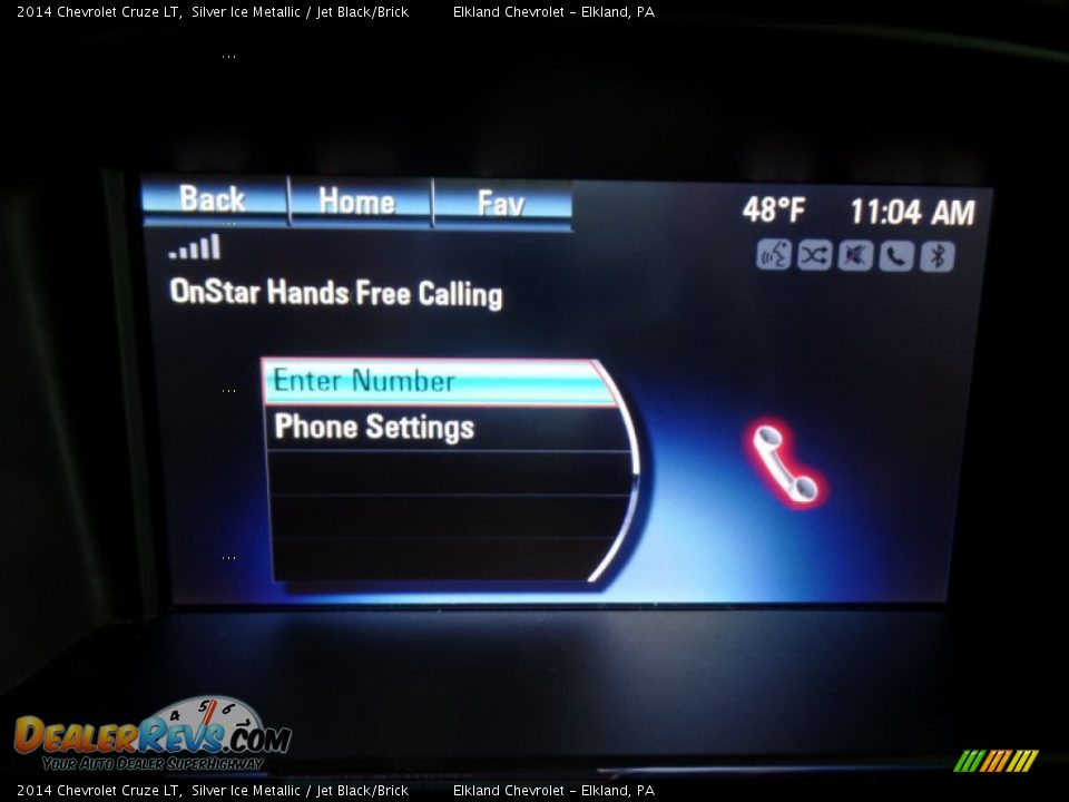 2014 Chevrolet Cruze LT Silver Ice Metallic / Jet Black/Brick Photo #29