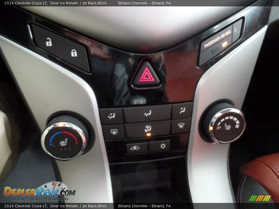 2014 Chevrolet Cruze LT Silver Ice Metallic / Jet Black/Brick Photo #33