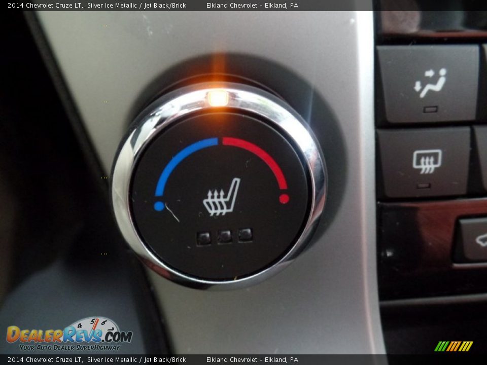 2014 Chevrolet Cruze LT Silver Ice Metallic / Jet Black/Brick Photo #34