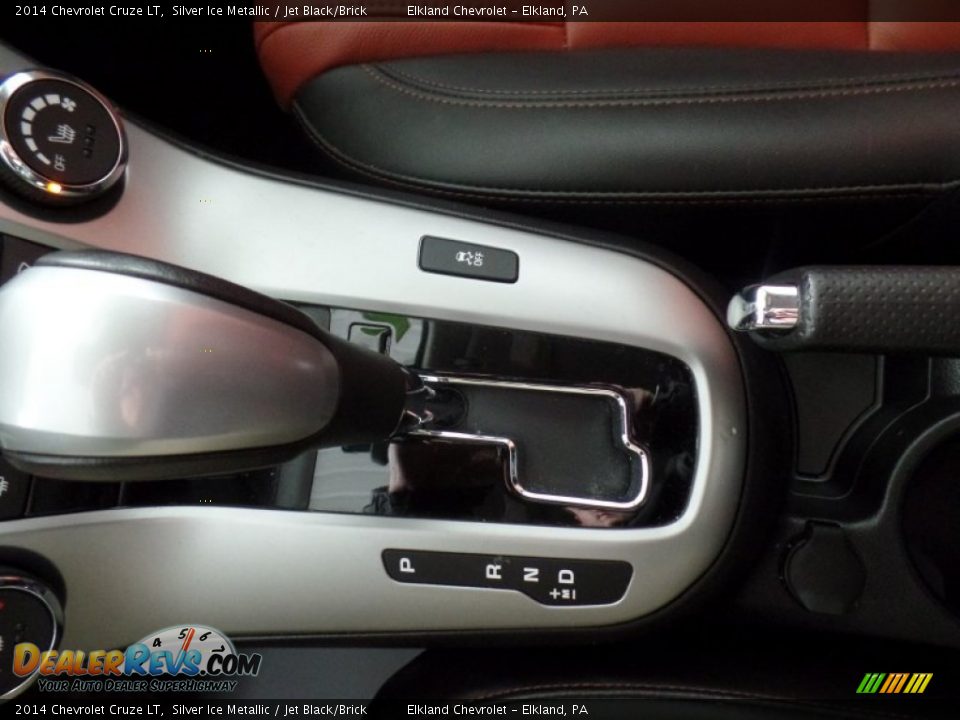 2014 Chevrolet Cruze LT Silver Ice Metallic / Jet Black/Brick Photo #36