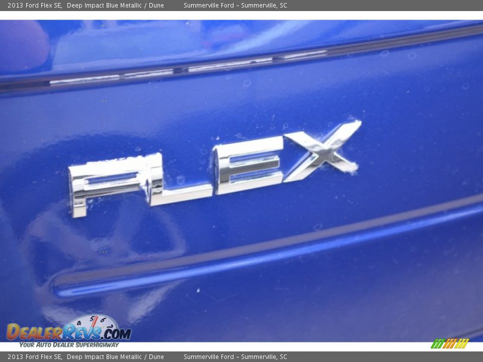 2013 Ford Flex SE Deep Impact Blue Metallic / Dune Photo #21