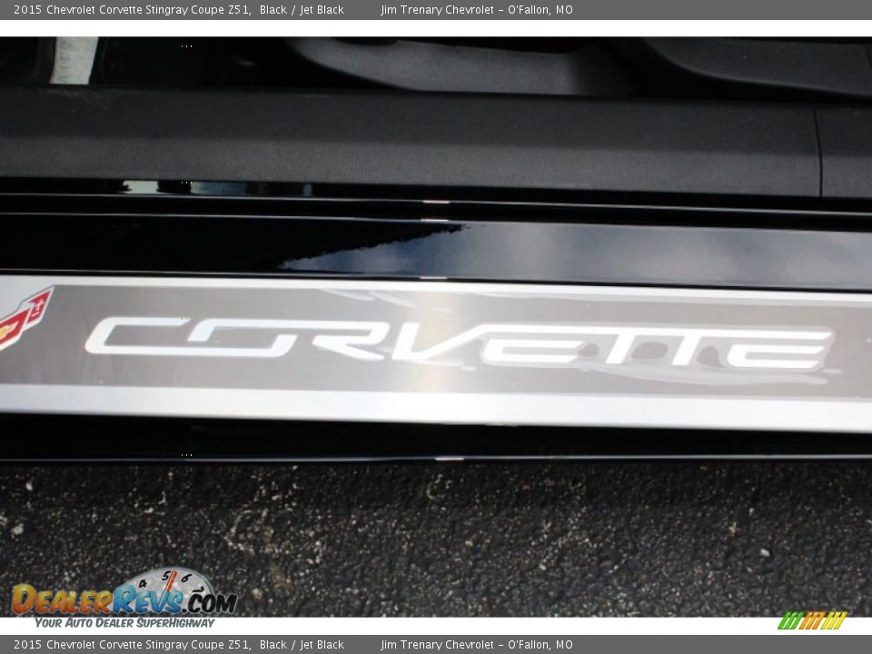 2015 Chevrolet Corvette Stingray Coupe Z51 Black / Jet Black Photo #23