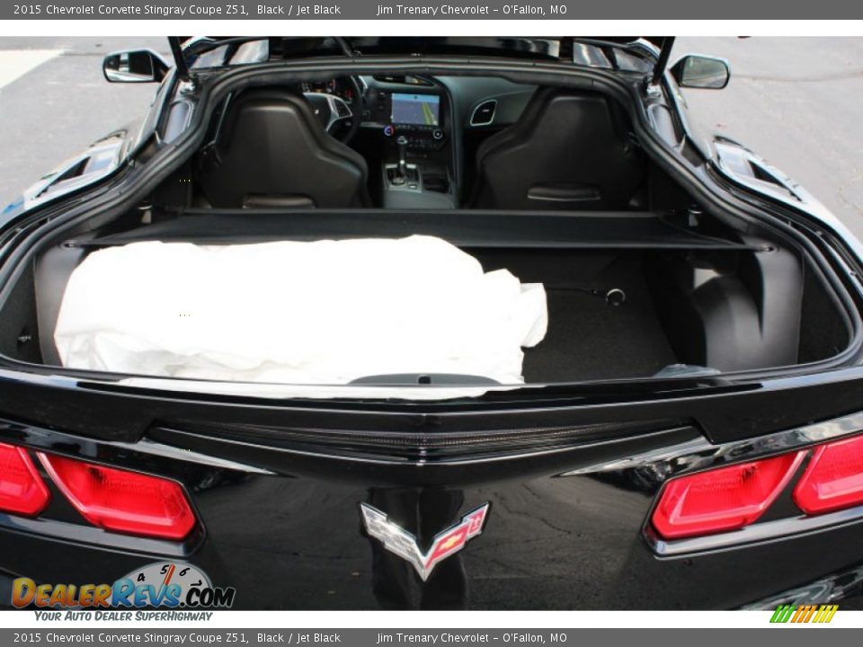2015 Chevrolet Corvette Stingray Coupe Z51 Black / Jet Black Photo #26