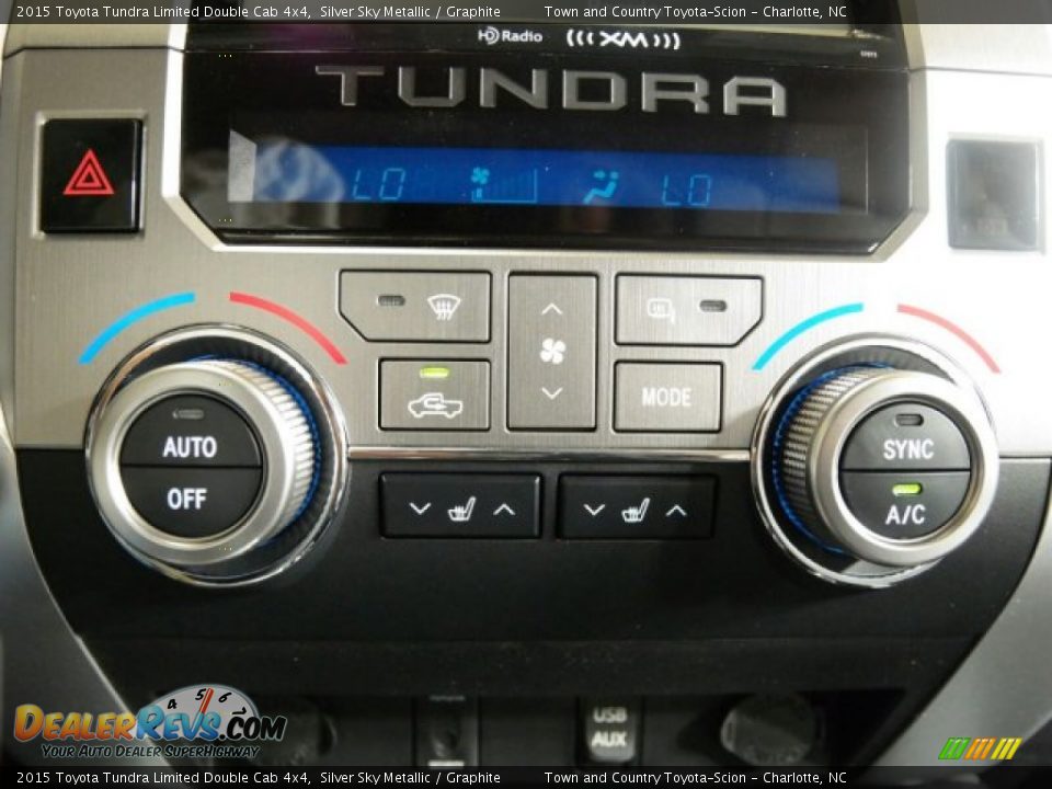 Controls of 2015 Toyota Tundra Limited Double Cab 4x4 Photo #19