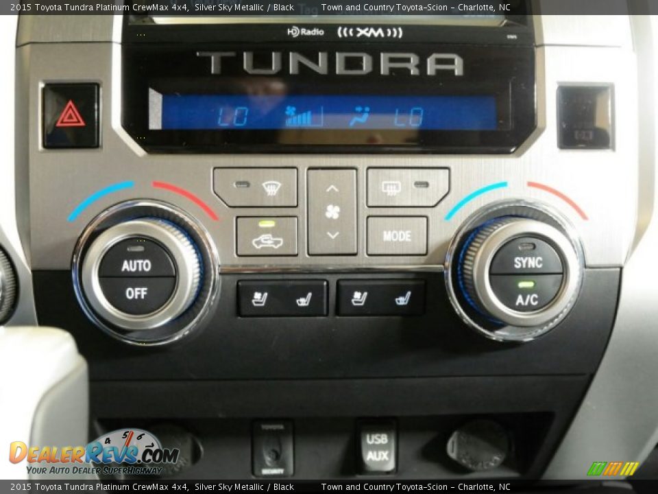 2015 Toyota Tundra Platinum CrewMax 4x4 Silver Sky Metallic / Black Photo #19
