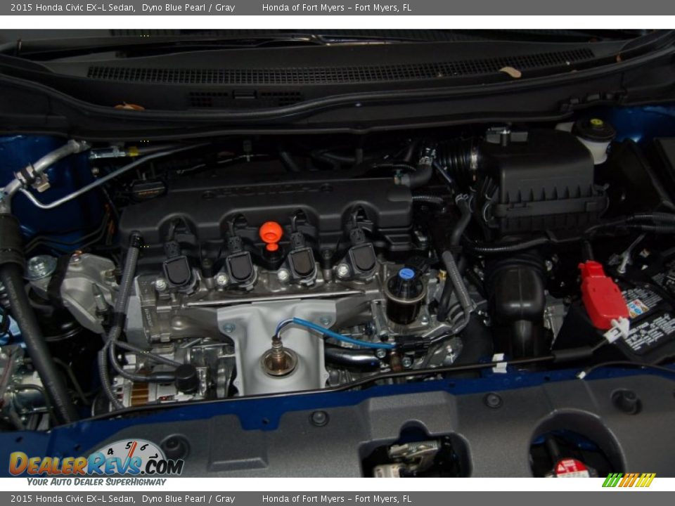 2015 Honda Civic EX-L Sedan 1.8 Liter SOHC 16-Valve i-VTEC 4 Cylinder Engine Photo #30