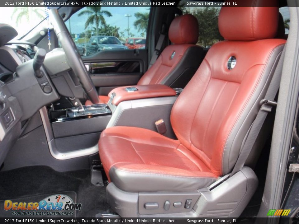 Front Seat of 2013 Ford F150 Limited SuperCrew 4x4 Photo #18