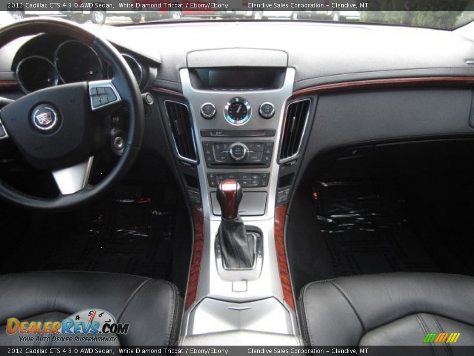 2012 Cadillac CTS 4 3.0 AWD Sedan White Diamond Tricoat / Ebony/Ebony Photo #8