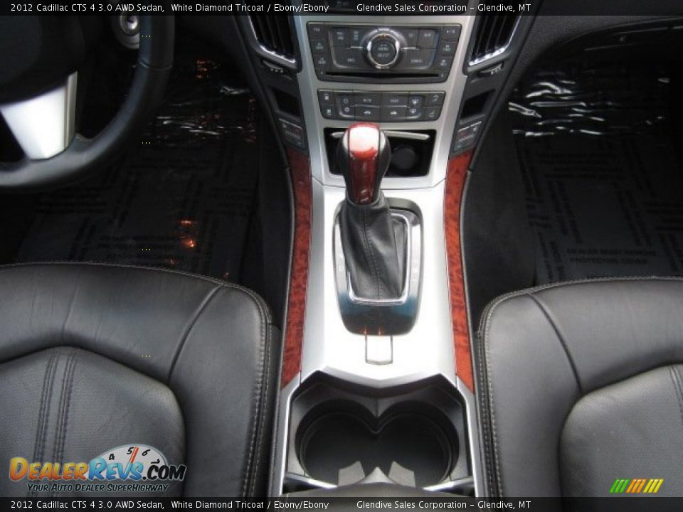 2012 Cadillac CTS 4 3.0 AWD Sedan White Diamond Tricoat / Ebony/Ebony Photo #9