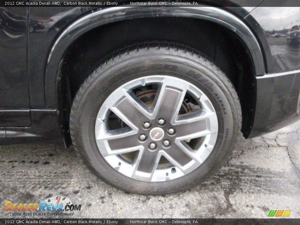 2012 GMC Acadia Denali AWD Carbon Black Metallic / Ebony Photo #9