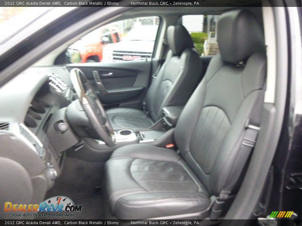 2012 GMC Acadia Denali AWD Carbon Black Metallic / Ebony Photo #10