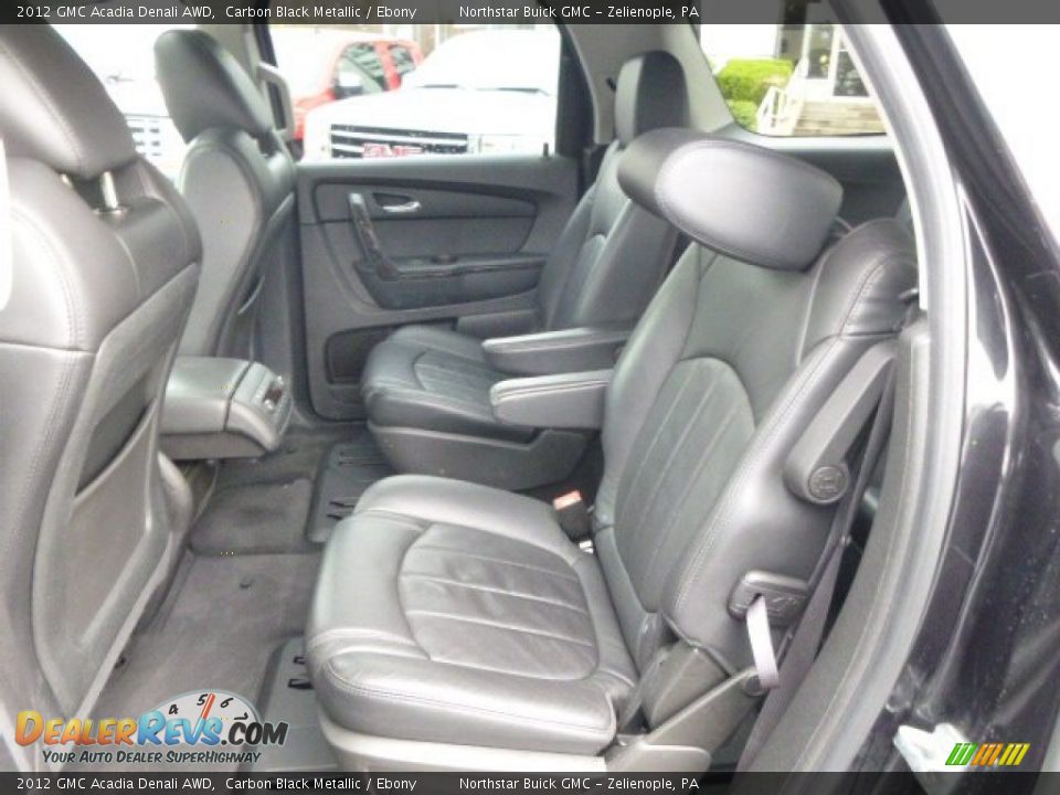 2012 GMC Acadia Denali AWD Carbon Black Metallic / Ebony Photo #11