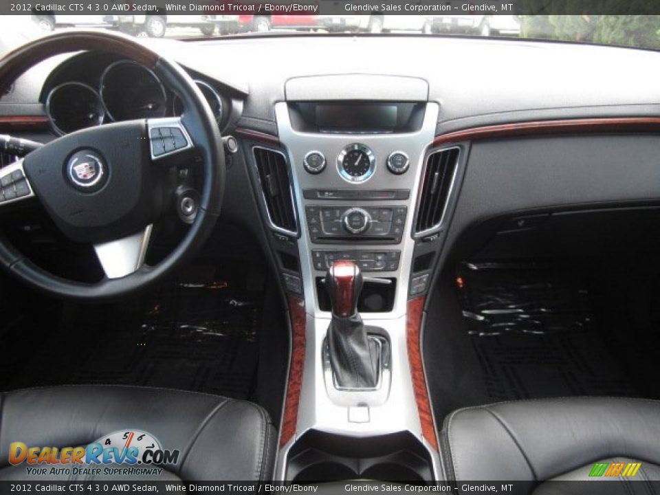 2012 Cadillac CTS 4 3.0 AWD Sedan White Diamond Tricoat / Ebony/Ebony Photo #14