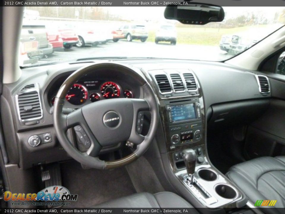 2012 GMC Acadia Denali AWD Carbon Black Metallic / Ebony Photo #13