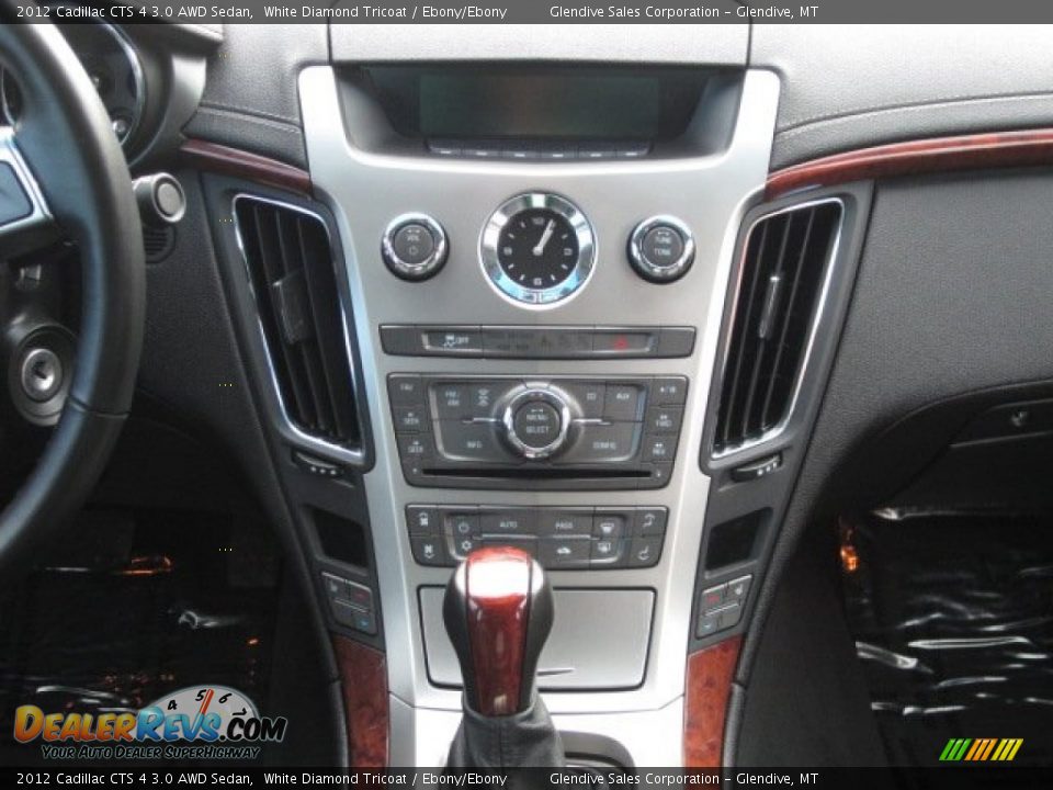 2012 Cadillac CTS 4 3.0 AWD Sedan White Diamond Tricoat / Ebony/Ebony Photo #16