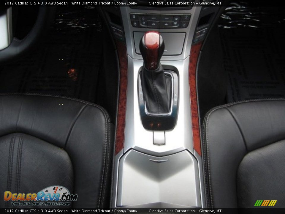 2012 Cadillac CTS 4 3.0 AWD Sedan White Diamond Tricoat / Ebony/Ebony Photo #17