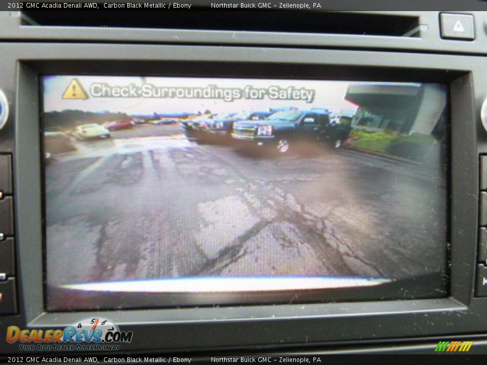 2012 GMC Acadia Denali AWD Carbon Black Metallic / Ebony Photo #16