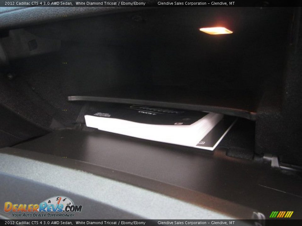 2012 Cadillac CTS 4 3.0 AWD Sedan White Diamond Tricoat / Ebony/Ebony Photo #19