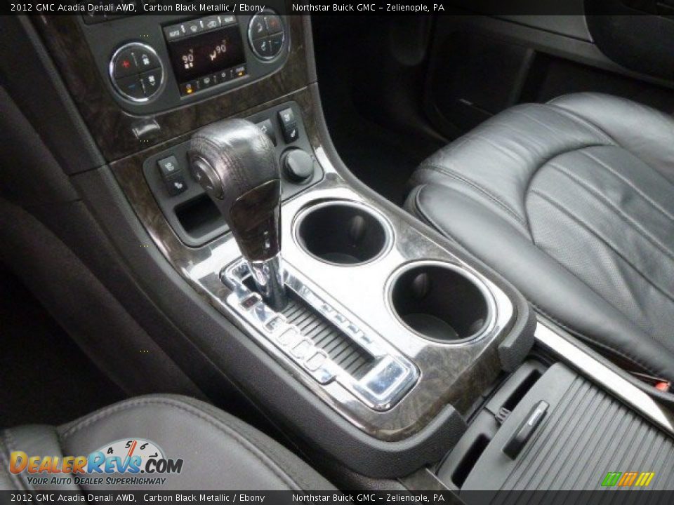 2012 GMC Acadia Denali AWD Carbon Black Metallic / Ebony Photo #17