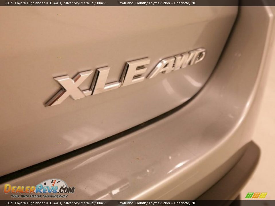 2015 Toyota Highlander XLE AWD Silver Sky Metallic / Black Photo #23