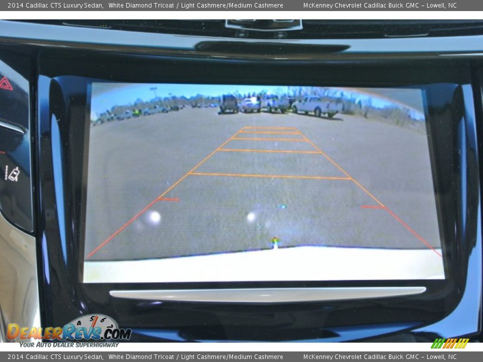 2014 Cadillac CTS Luxury Sedan White Diamond Tricoat / Light Cashmere/Medium Cashmere Photo #13